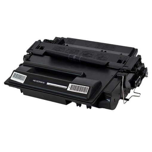 Picture of Compatible CE255X (HP 55X) High Yield Black Toner Cartridge (12500 Yield)