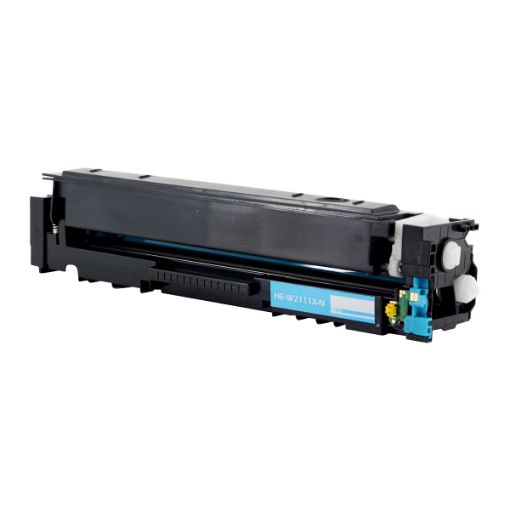 Picture of Compatible W2111X (HP 206X) High Yield Cyan Toner Cartridge (2450 Yield), New Chip