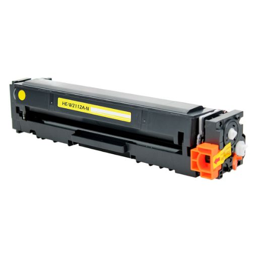 Picture of Compatible W2112A (HP 206A) Yellow Toner Cartridge (1250 Yield) New Chip