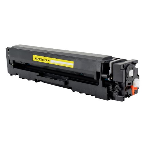 Picture of Compatible W2112A (HP 206A) Yellow Toner Cartridge (1250 Yield), No Chip