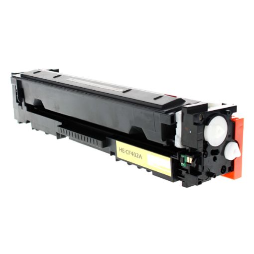 Picture of Compatible CF402A (HP 201A) Yellow Toner Cartridge (1400 Yield)