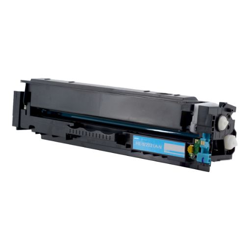 Picture of Compatible W2021A (HP 414A) Cyan Toner Cartridge (2100 Yield), New Chip