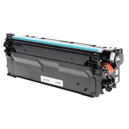 Picture of Compatible W2121X (HP 212X) High Yield Cyan Toner Cartridge (10000 Yield), New Chip