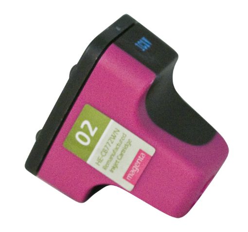 Picture of Remanufactured C8772WN (HP 02) Magenta Inkjet Cartridge (500 Yield)