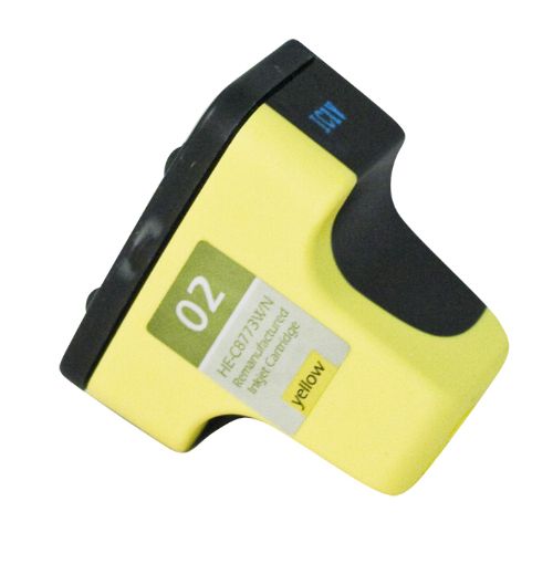 Picture of Remanufactured C8773WN (HP 02) Yellow Inkjet Cartridge (500 Yield)