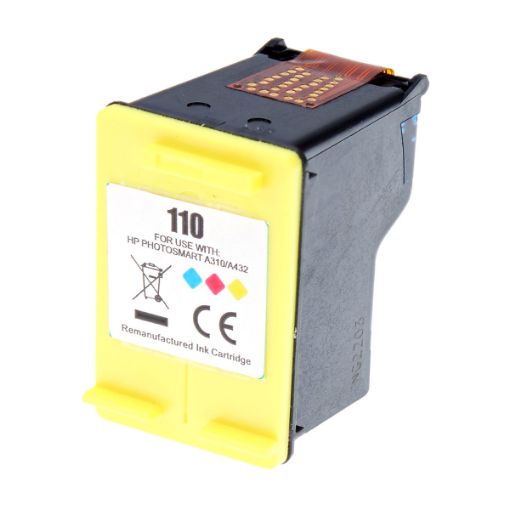Picture of Remanufactured CB304AN (HP 110) Tri-Color Inkjet Cartridge (55 Yield)