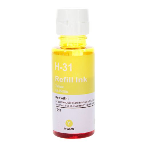 Picture of Compatible 1VU28AN (HP 31) Yellow Ink Bottle (8000 Yield)