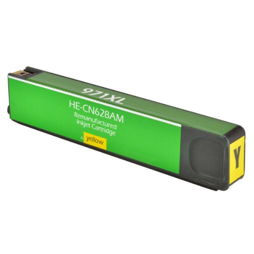 Picture of Remanufactured CN628AM (HP 971XL) High Yield Yellow Ink Cartridge (6600 Yield), No Box