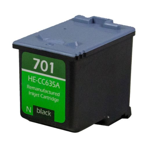 Picture of Remanufactured CC635A (HP 701) Black Inkjet Cartridge (350 Yield)
