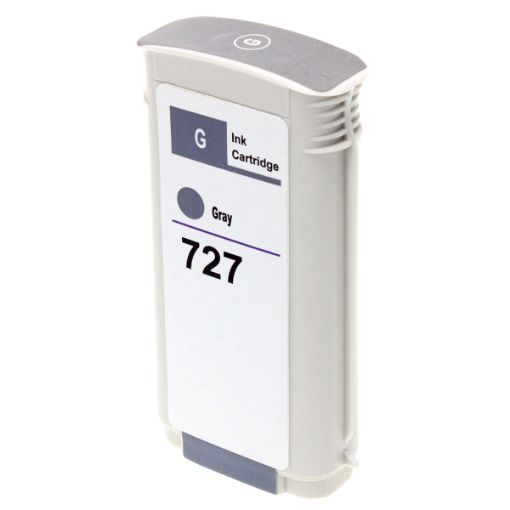 Picture of Remanufactured B3P24A (HP 727) Gray Ink Cartridge (130 Yield)