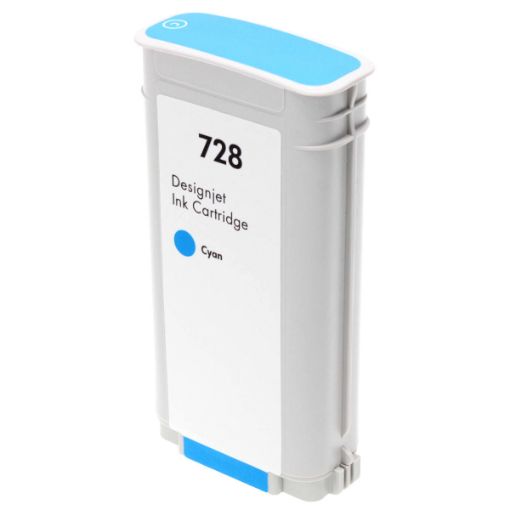 Picture of Remanufactured F9J67A (HP 728) Cyan Ink Cartridge (130-ml)