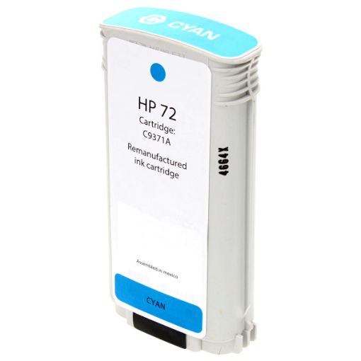 Picture of Remanufactured C9371A (HP 72) Cyan Inkjet Cartridge (13000 Yield)