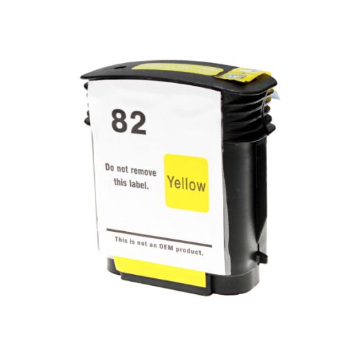 Picture of Remanufactured C4913A (HP 82) Yellow Inkjet Cartridge (69 Yield)