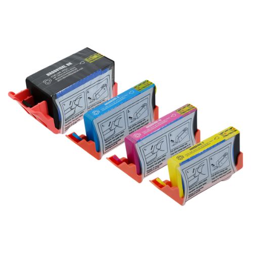 Picture of Compatible 3YL62AN, 3YL63AN, 3YL64AN, 3YL65AN (HP 910XL) Black, Cyan, Magenta, Yellow Inkjet Cartridges (4 pack) (825 Yield)