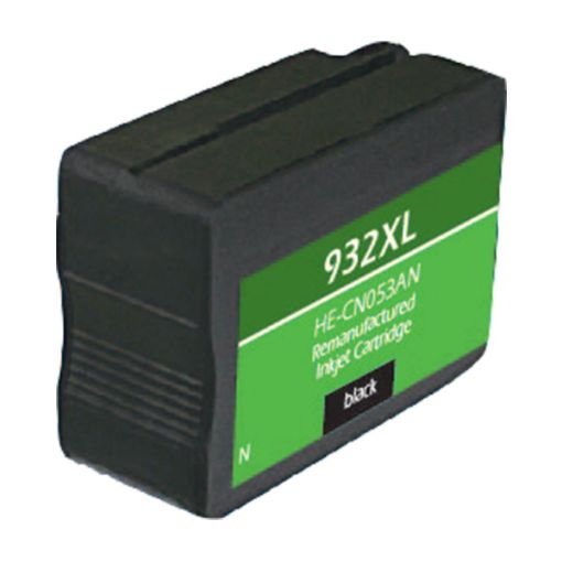 Picture of Remanufactured CN053AN (HP 932XL) High Yield Black Inkjet Cartridge (1000 Yield), No Box