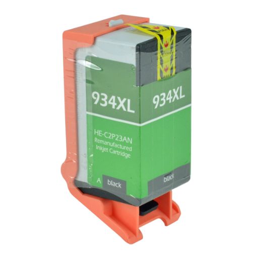 Picture of Remanufactured C2P23AN (HP 934XL) High Yield Black Ink Cartridge (1000 Yield), No Box