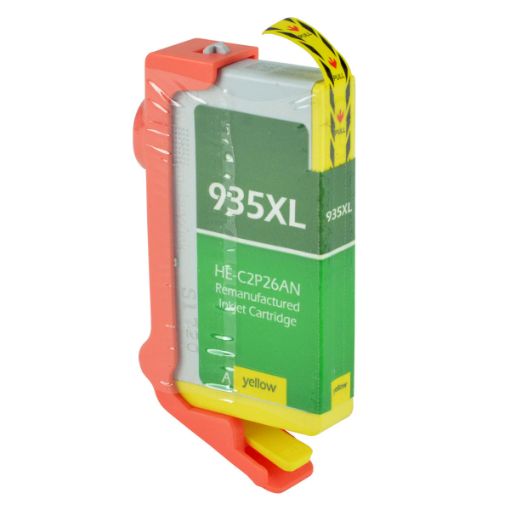Picture of Remanufactured C2P26AN (HP 935XL) High Yield Yellow Ink Cartridge (825 Yield), No Box