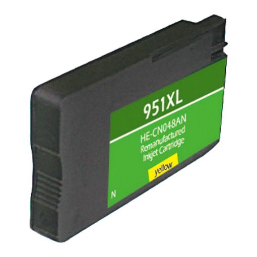 Picture of Remanufactured CN048AN (HP 951XL) High Yield Yellow Inkjet Cartridge (1500 Yield), No Box