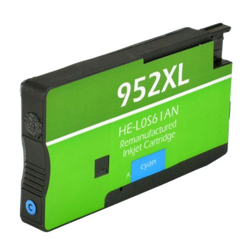 Picture of Remanufactured L0S61AN (HP 952XL) High Yield Cyan Inkjet Cartridge (1600 Yield), No Box