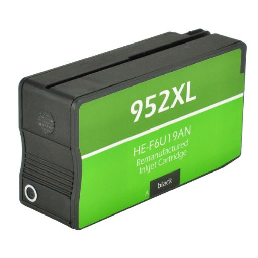 Picture of Remanufactured F6U19AN (HP 952XL) High Yield Black Inkjet Cartridge (1600 Yield), No Box