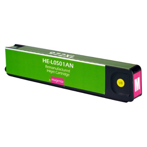 Picture of Remanufactured L0S01AN (HP 972X) High Yield Magenta Pagewide Inkjet Cartridge (7000 Yield), No Box