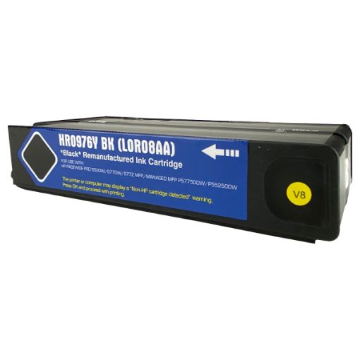 Picture of Remanufactured L0R08A (HP 976Y) Extra High Yield Black Pagewide Inkjet Cartridge (17000 Yield)