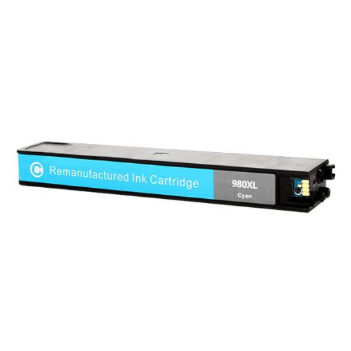 Picture of Remanufactured D8J07A (HP 980) Cyan Ink Cartridge (6600 Yield)