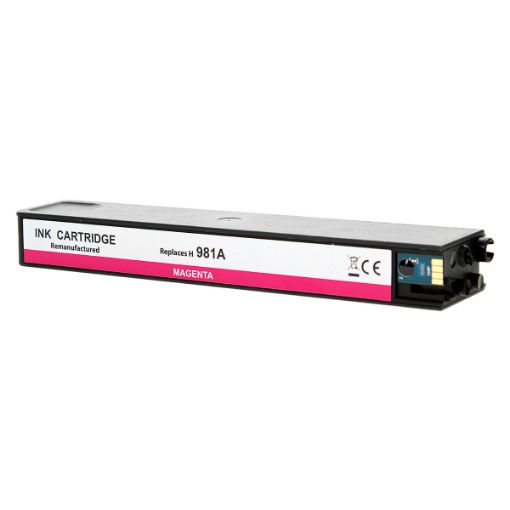 Picture of Remanufactured J3M69A (HP 981A) Magenta Inkjet Cartridge (6000 Yield)