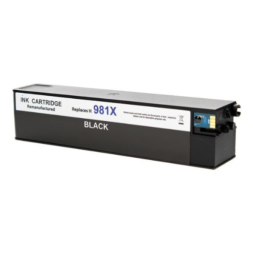 Picture of Remanufactured L0R12A (HP 981X) High Yield Black Pagewide Inkjet Cartridge (11000 Yield)