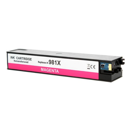 Picture of Remanufactured L0R10A (HP 981X) High Yield Magenta Pagewide Inkjet Cartridge (10000 Yield)