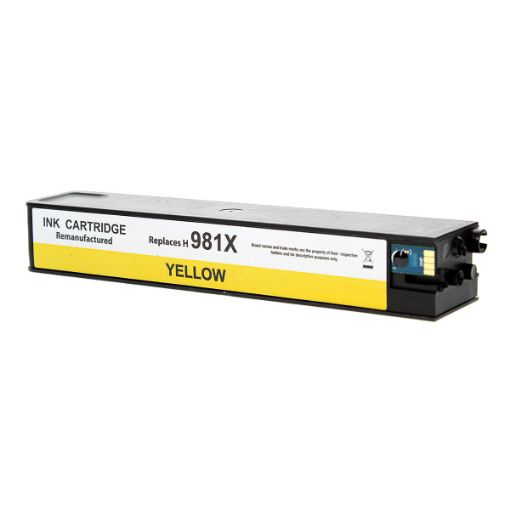 Picture of Remanufactured L0R11A (HP 981X) High Yield Yellow Pagewide Inkjet Cartridge (10000 Yield)