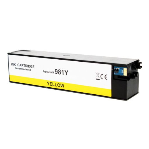 Picture of Remanufactured L0R15A (HP 981Y) Extra High Yield Yellow Pagewide Inkjet Cartridge (16000 Yield)