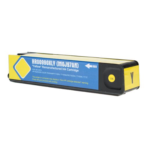 Picture of Remanufactured M0J97AN (HP 990X) High Yield Yellow Ink Cartridge (20000 Yield)