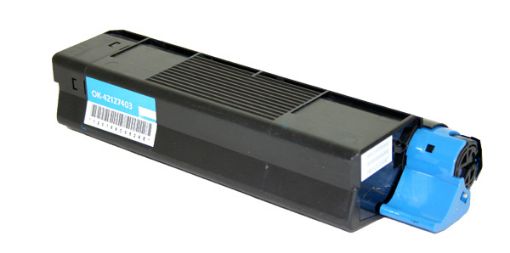 Picture of Compatible 42127403 Cyan Toner Cartridge (5000 Yield)