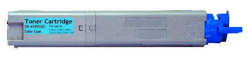 Picture of Compatible 43459303 Cyan Toner Cartridge (2500 Yield)