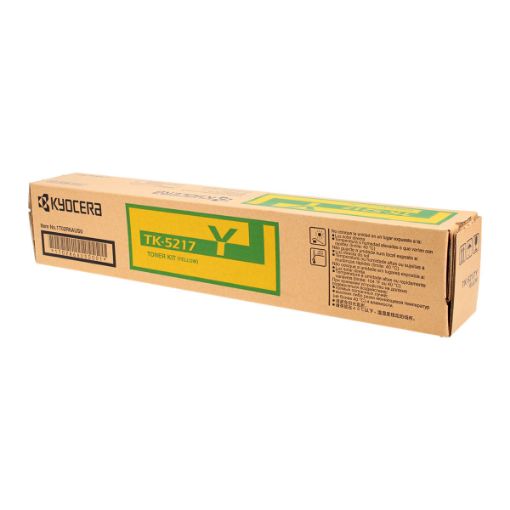 Picture of Kyocera Mita 1T02R6AUS0 (TK-5217Y, TK-5219Y) Yellow Toner Cartridge (15000 Yield)