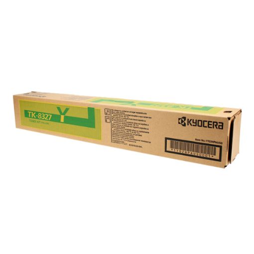 Picture of Kyocera Mita 1T02NPAUS0 (TK-8327Y) Yellow Toner Cartridge (12000 Yield)