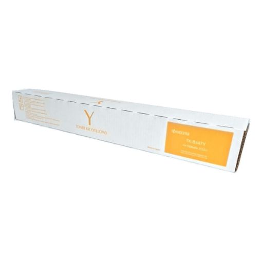 Picture of Kyocera Mita 1T02L7AUS0 (TK-8347Y) Yellow Toner Cartridge (12000 Yield)