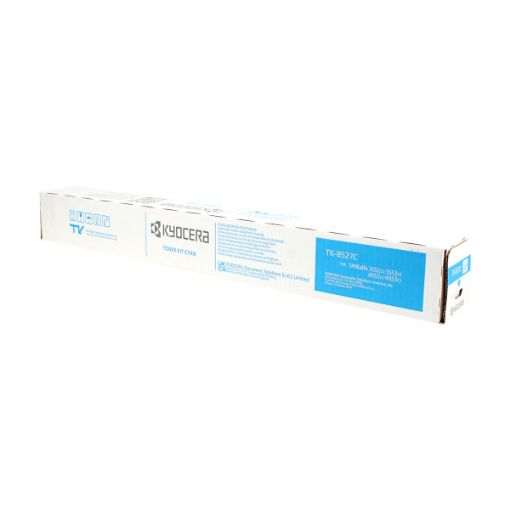Picture of Kyocera Mita 1T02RMCUS0 (TK-8527C) Cyan Toner Cartridge (15000 Yield)