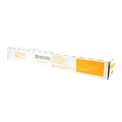 Picture of Kyocera Mita 1T02NDAUS0 (TK-8517Y) Yellow Toner Cartridge (20000 Yield)