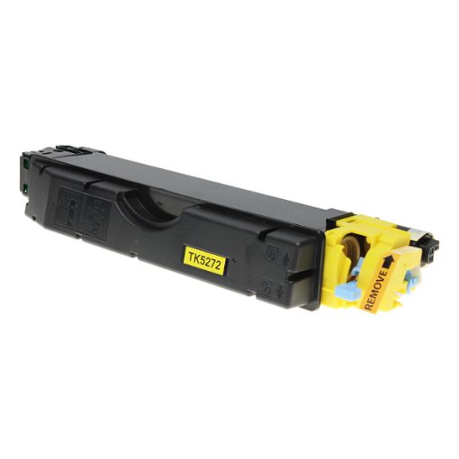 Picture of TAA Compliant 1T02TVAUS0 (TK-5272Y) Yellow Toner Cartridge (6000 Yield)