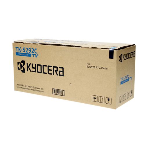 Picture of Kyocera Mita 1T02TXCUS0 (TK-5292 C) Cyan Toner Cartridge (13000 Yield)