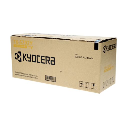 Picture of Kyocera Mita 1T02TXAUS0 (TK-5292 Y) Yellow Toner Cartridge (13000 Yield)
