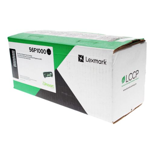 Picture of Lexmark 56F1000 Black Toner Cartridge (6000 Yield)