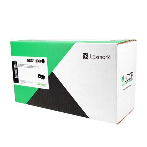 Picture of Lexmark 58D1H00 High Yield Black Toner Cartridge (15000 Yield)
