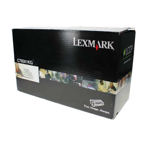 Picture of Lexmark C792A1KG Black Toner Cartridge (6000 Yield)