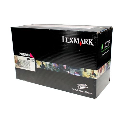 Picture of Lexmark 24B6019 Magenta Toner Cartridge (18000 Yield)