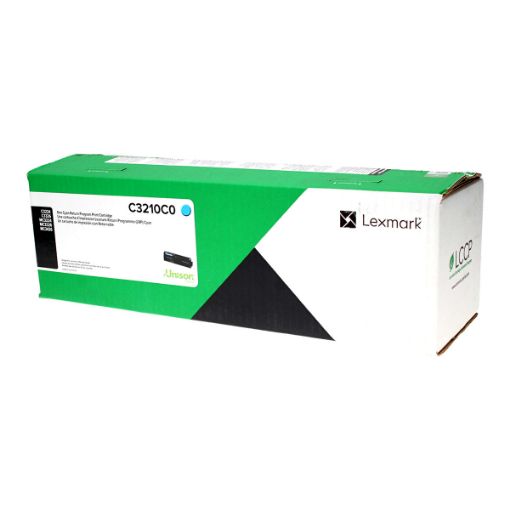 Picture of Lexmark C3210C0 Cyan Toner Cartridge (1500 Yield)