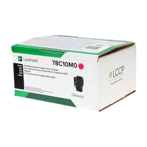 Picture of Lexmark 78C10M0 Magenta Toner Cartridge (1400 Yield)