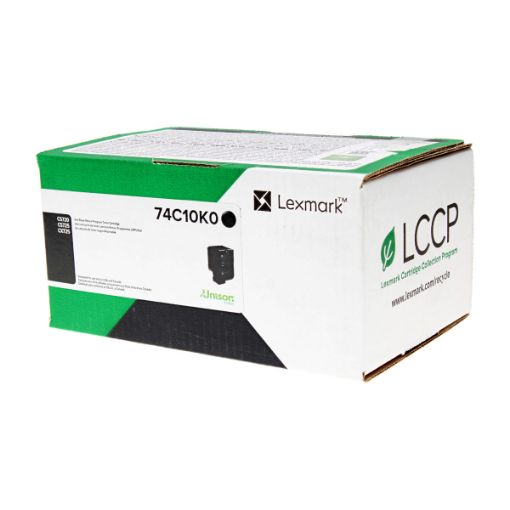 Picture of Lexmark 74C10K0 74C00KG) Black Toner Cartridge (3000 Yield)